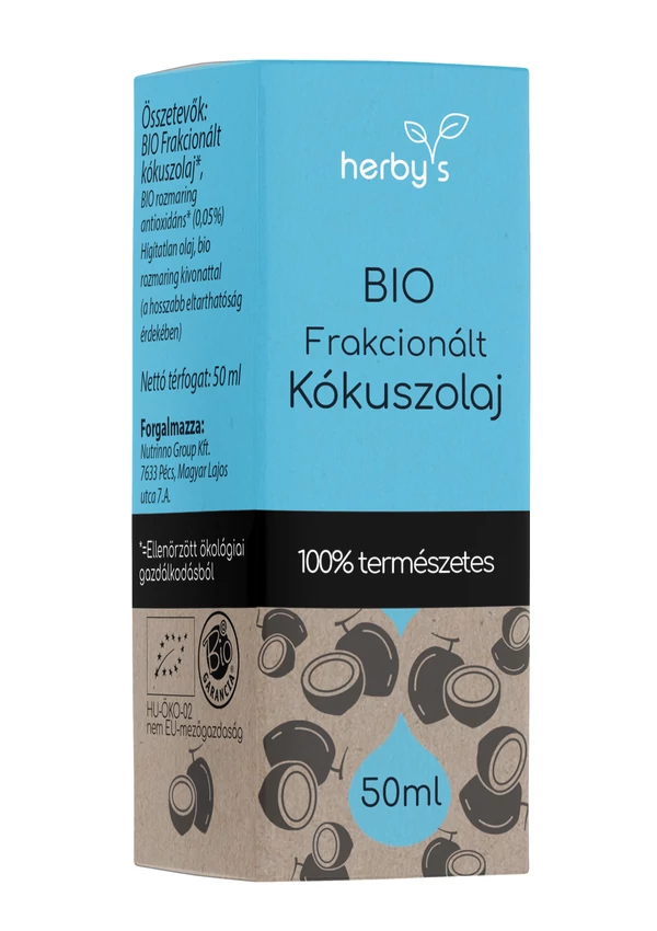 Herby's - BIO Frakcionált kókuszolaj 50 ml 