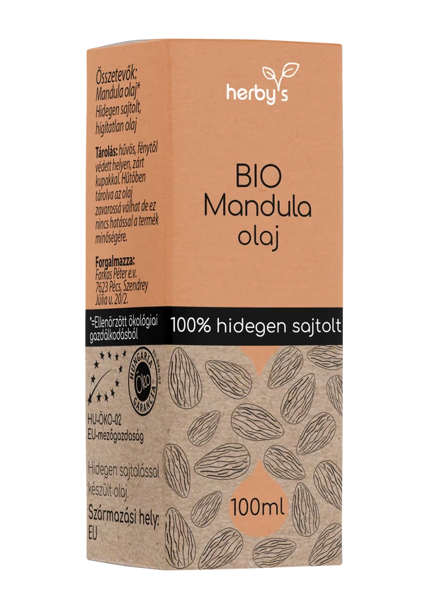 Herby&#039;s - BIO Mandula olaj hidegen sajtolt 100ml