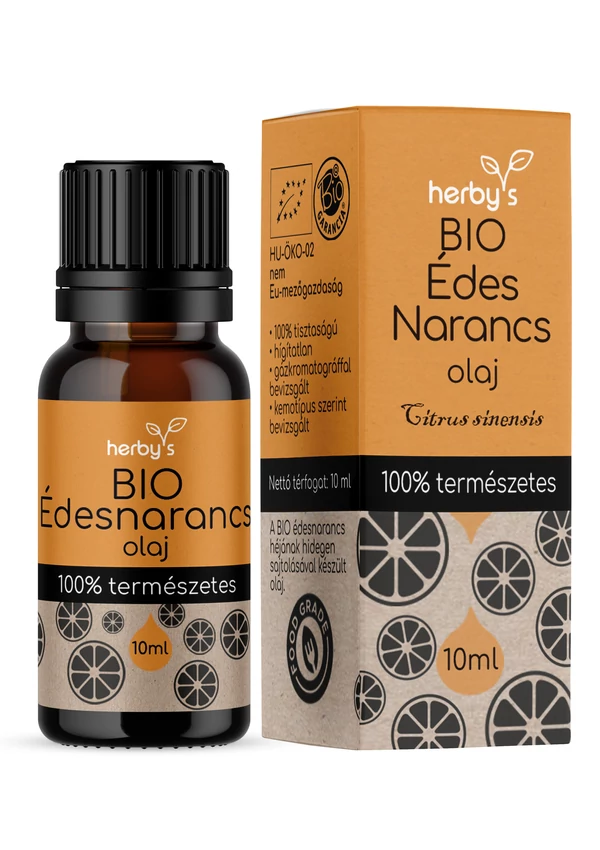 Herby's - BIO Édesnarancs olaj 10 ml FOOD GRADE 