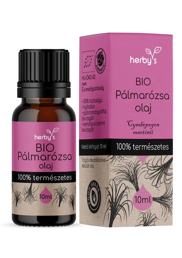 Herby's - BIO Pálmarózsa olaj 10 ml FOOD GRADE
