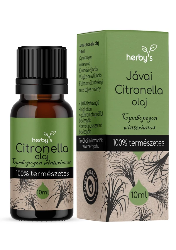 Herby&#039;s - Citronella olaj 10 ml FOOD GRADE