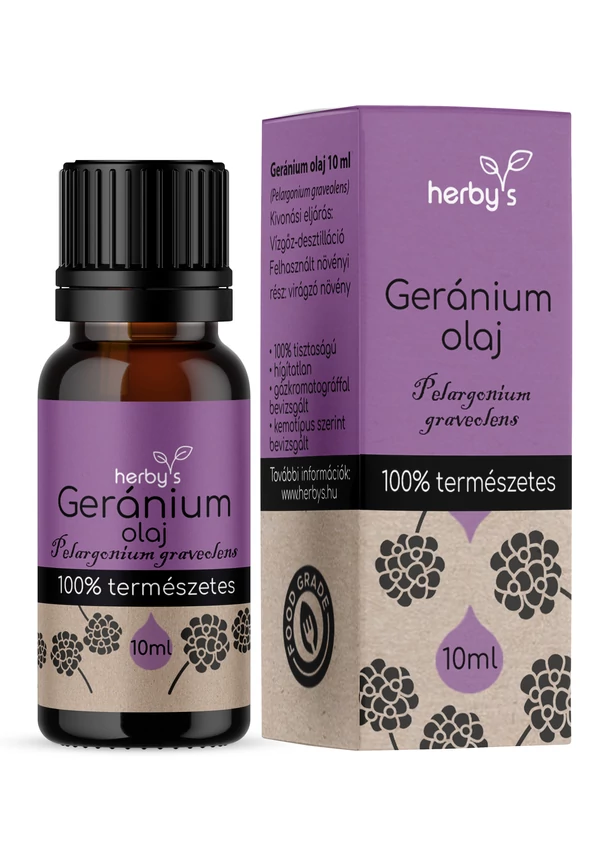 Herby's - Geránium olaj 10 ml FOOD GRADE