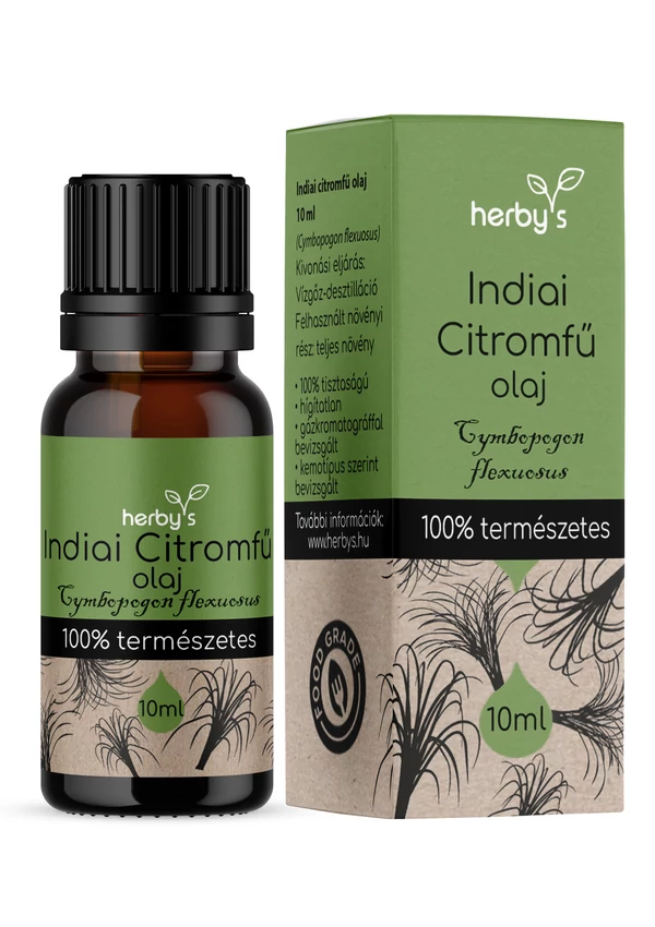Herby's - Indiai citromfű olaj 10 ml FOOD GRADE