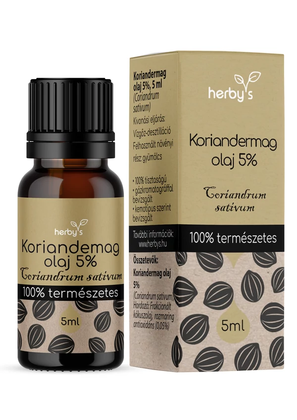 Herby's - Koriandermag olaj 5% 5 ml FOOD GRADE