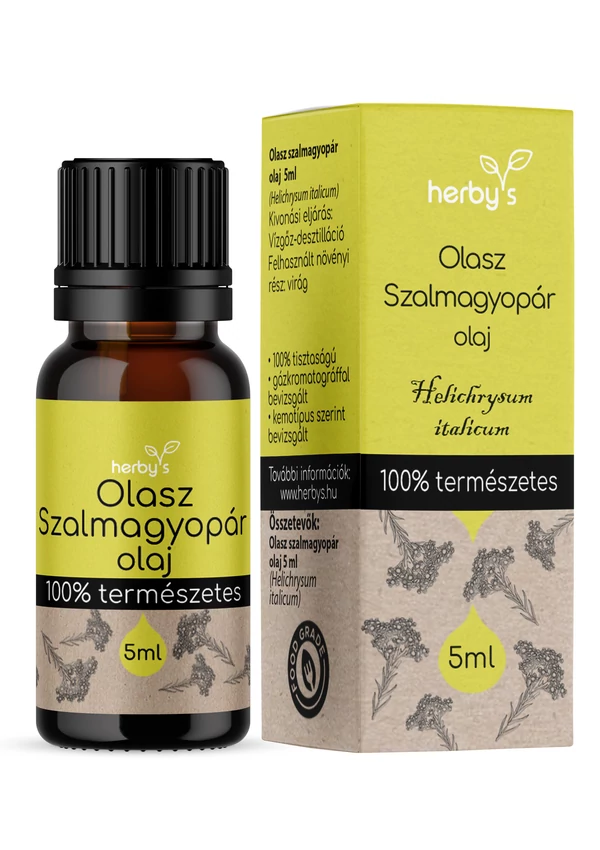 Herby&#039;s - Olasz szalmagyopár (Helichrysum ) olaj 5 ml FOOD GRADE 