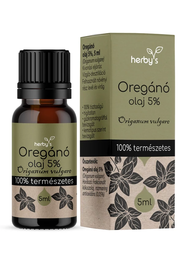 Herby's - Oregánó olaj 5% 5 ml FOOD GRADE