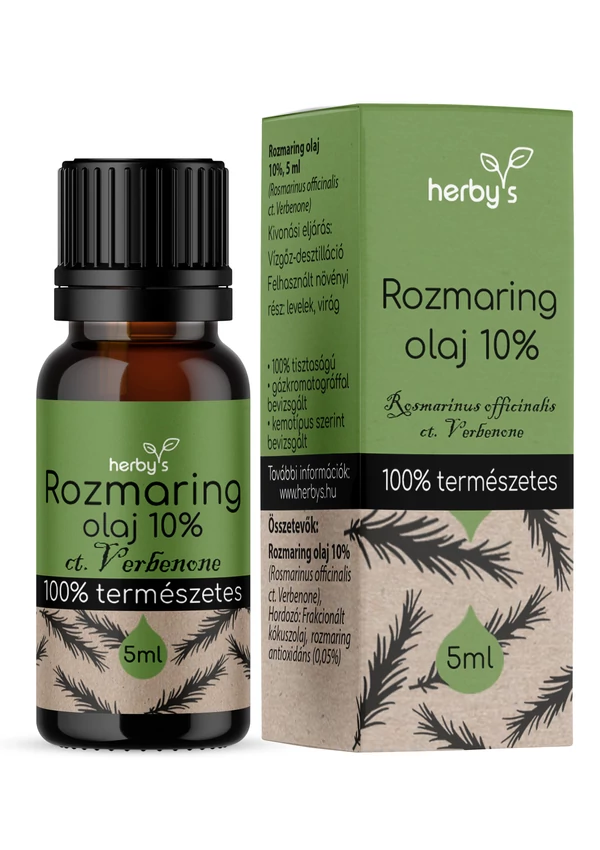 Herby's - Rozmaring Verbenone olaj 10% 5 ml FOOD GRADE