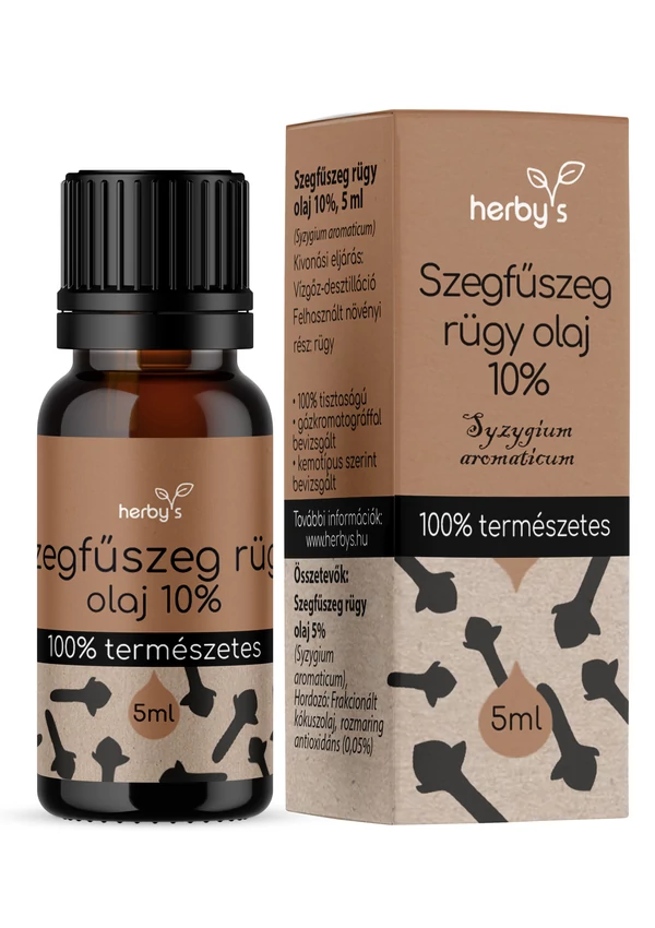 Herby's - Szegfűszeg rügy olaj 10% 5 ml FOOD GRADE