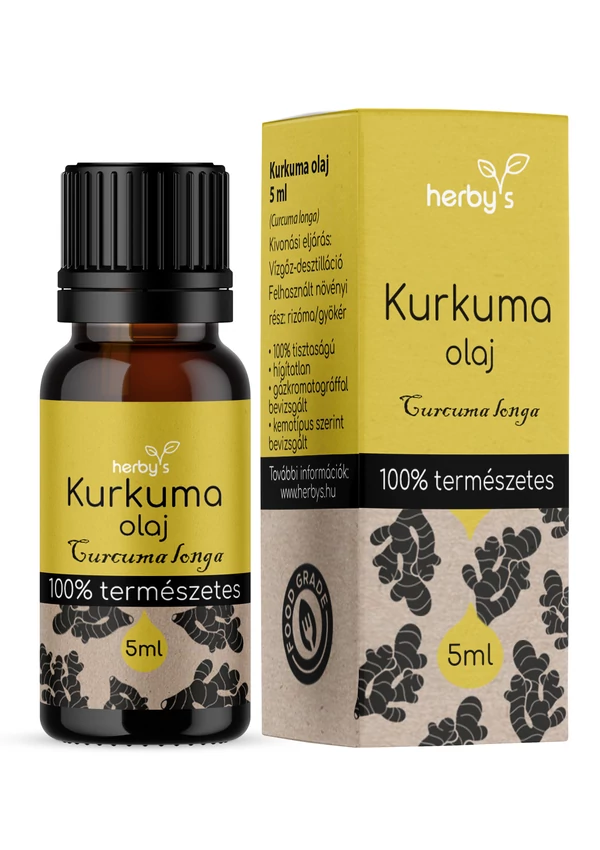 Herby&#039;s - Kurkuma olaj 5ml FOOD GRADE