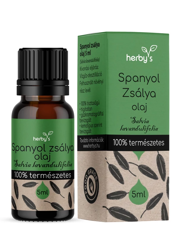 Herby&#039;s - Spanyol zsálya olaj 5 ml FOOD GRADE