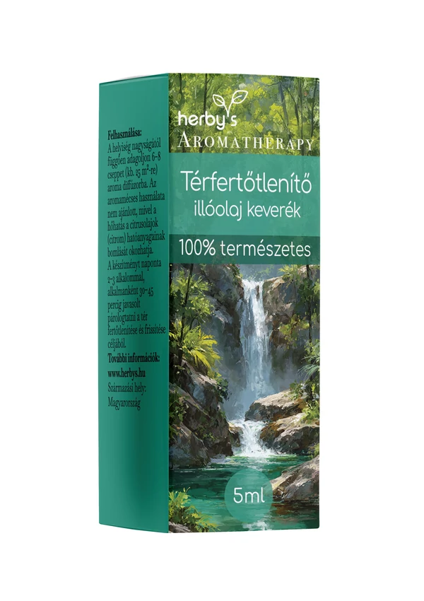 Herby&#039;s - Térfertőtlenítő illóolaj keverék 5 ml (Felnőttek részére)