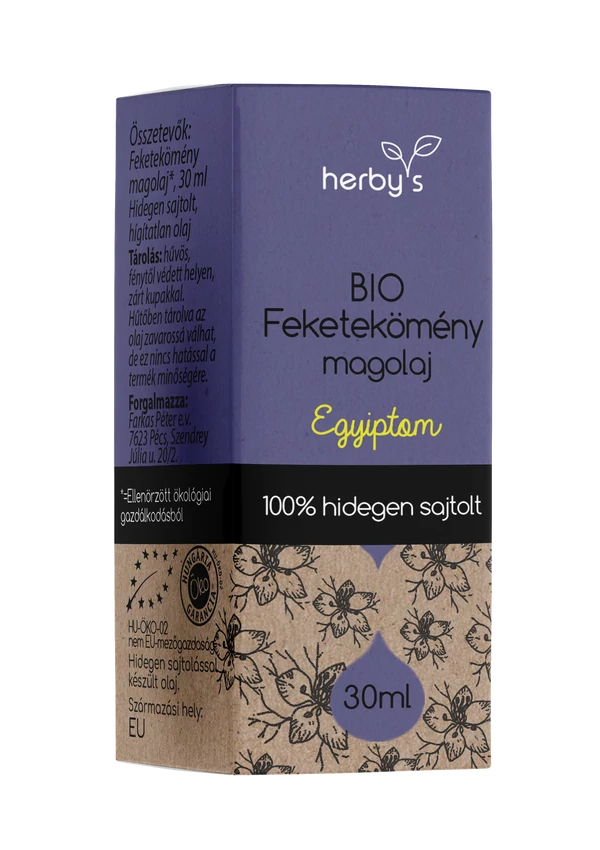 Herby's - BIO Feketekömény magolaj hidegen sajtolt 30ml