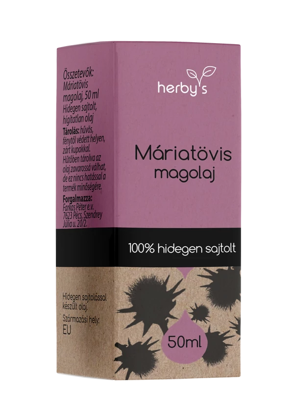 Herby's - Máriatövis magolaj hidegen sajtolt 50ml