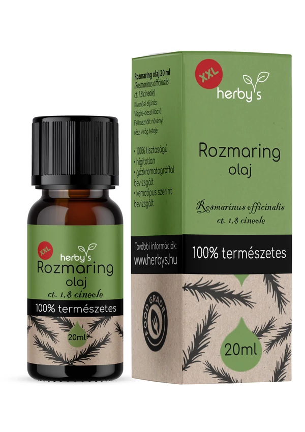 Herby's - Rozmaring olaj ct.1,8 cineole XXL 20 ml FOOD GRADE