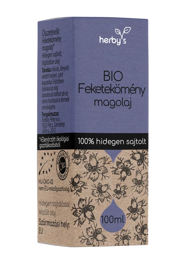Herby's - BIO Feketekömény magolaj hidegen sajtolt 100ml
