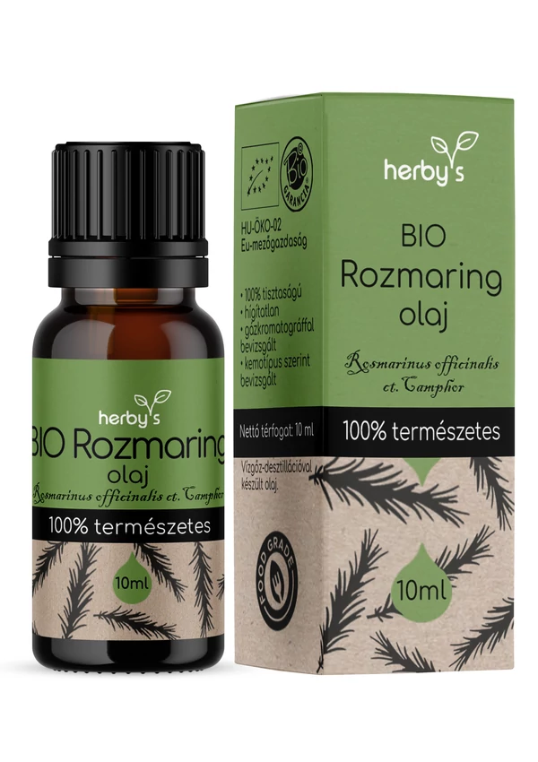 Herby's - BIO Rozmaring olaj ct. Kámfor 10 ml FOOD GRADE