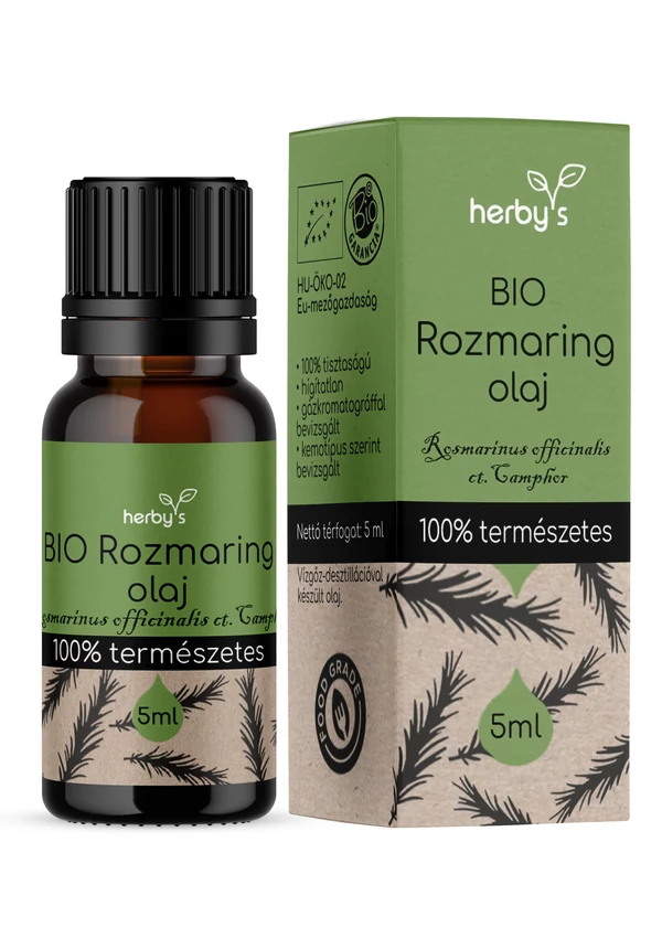 Herby's - BIO Rozmaring olaj ct. Kámfor 5 ml FOOD GRADE