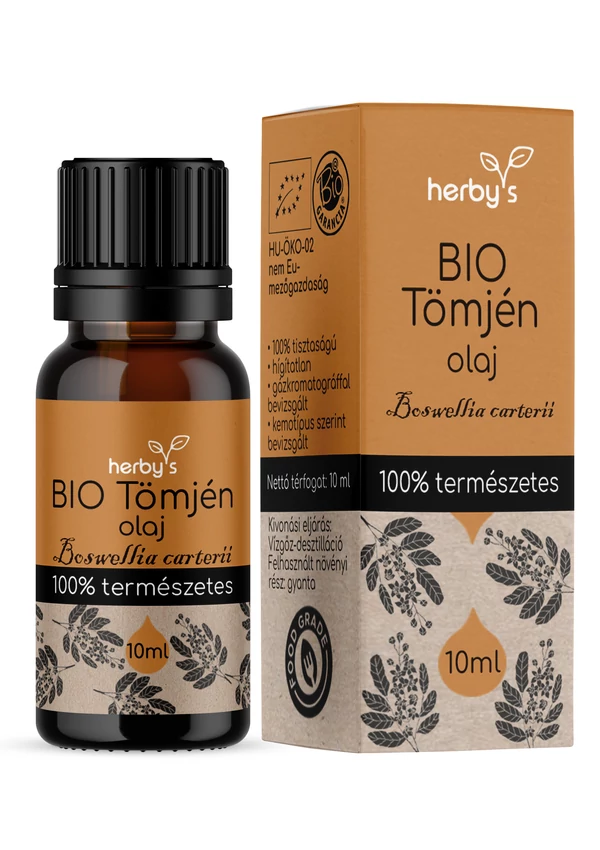 Herby's - BIO Tömjén olaj Carterii 10 ml FOOD GRADE