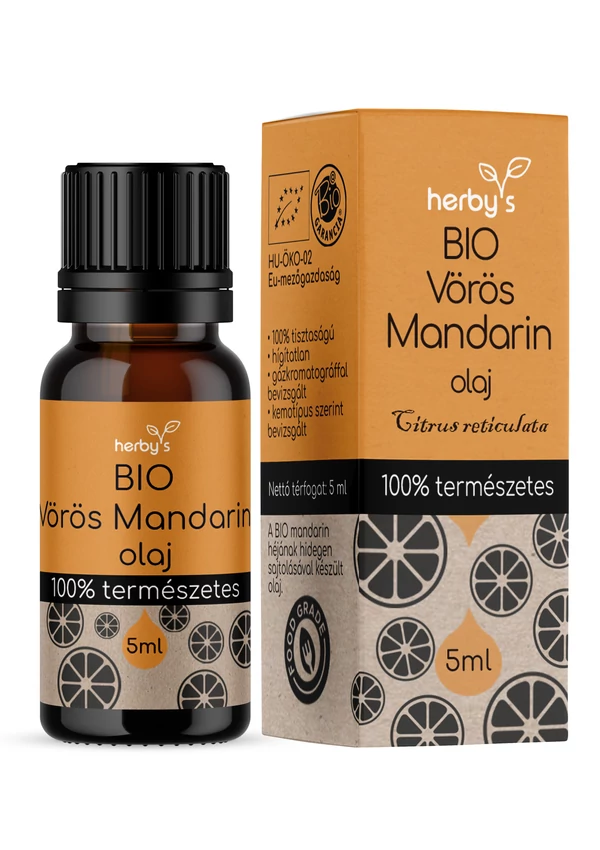 Herby's - BIO Mandarin Vörös olaj 5 ml FOOD GRADE