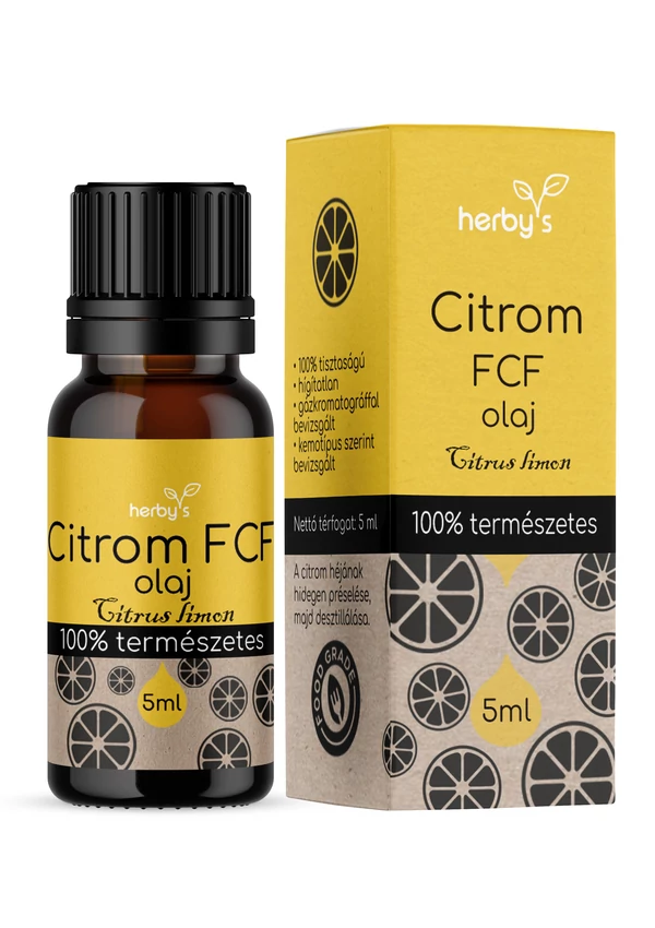 Herby's - Citrom FCF olaj 5 ml FOOD GRADE