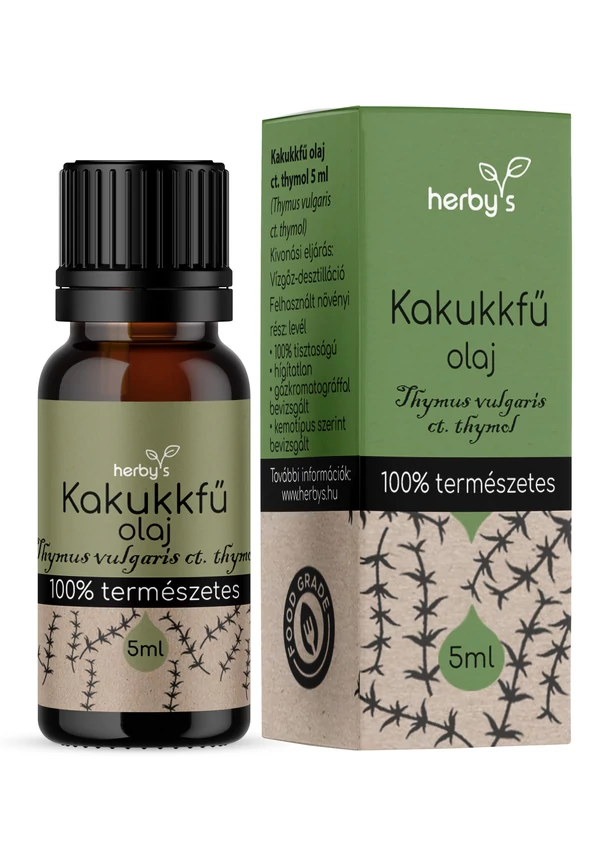 Herby's - Kakukkfű olaj ct.thymol 5 ml FOOD GRADE