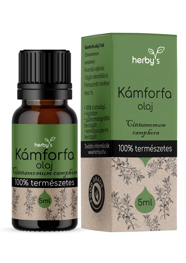 Herby's - Kámforfa olaj (ct.1,8 cineole) 5 ml FOOD GRADE 