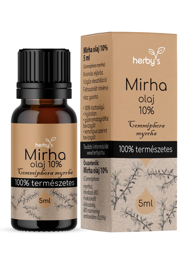 Herby's - Mirha olaj 10% 5 ml FOOD GRADE