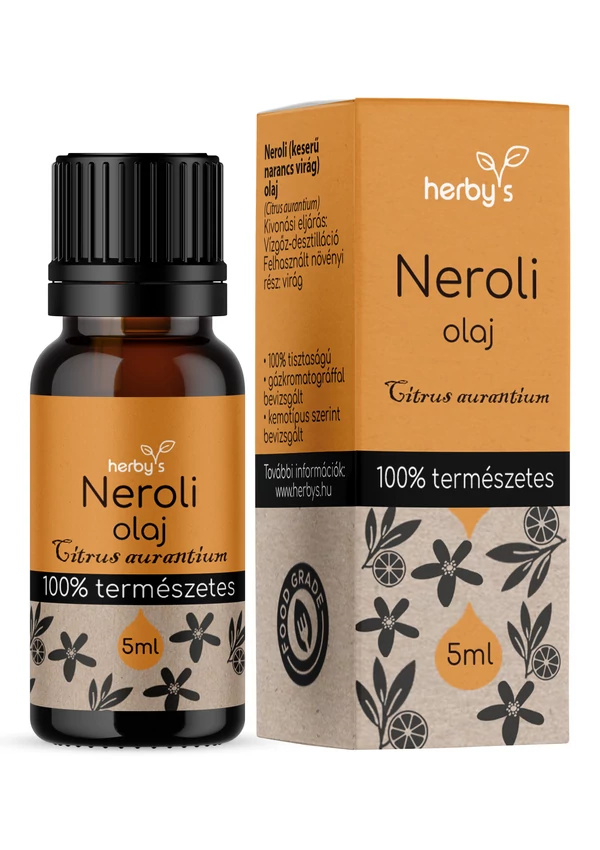 Herby's - Neroli (keserű narancsvirág) olaj 5ml FOODGRADE