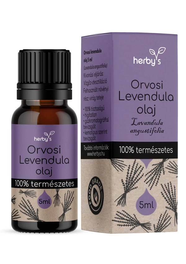 Herby's - Orvosi levendula olaj 5 ml FOOD GRADE