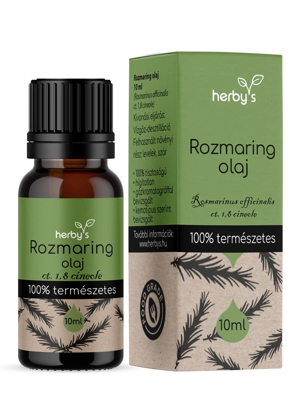 Herby's - Rozmaring olaj ct.1,8 cineole 10ml FOOD GRADE 