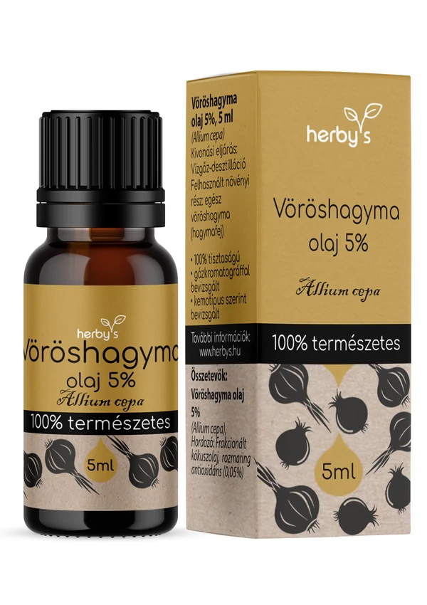 Herby's - Vöröshagyma olaj 5% 5 ml FOODGRADE