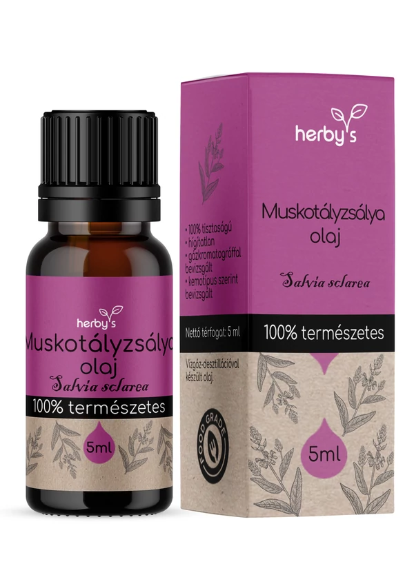 Herby's - Muskotályzsálya olaj 5ml FOOD GRADE