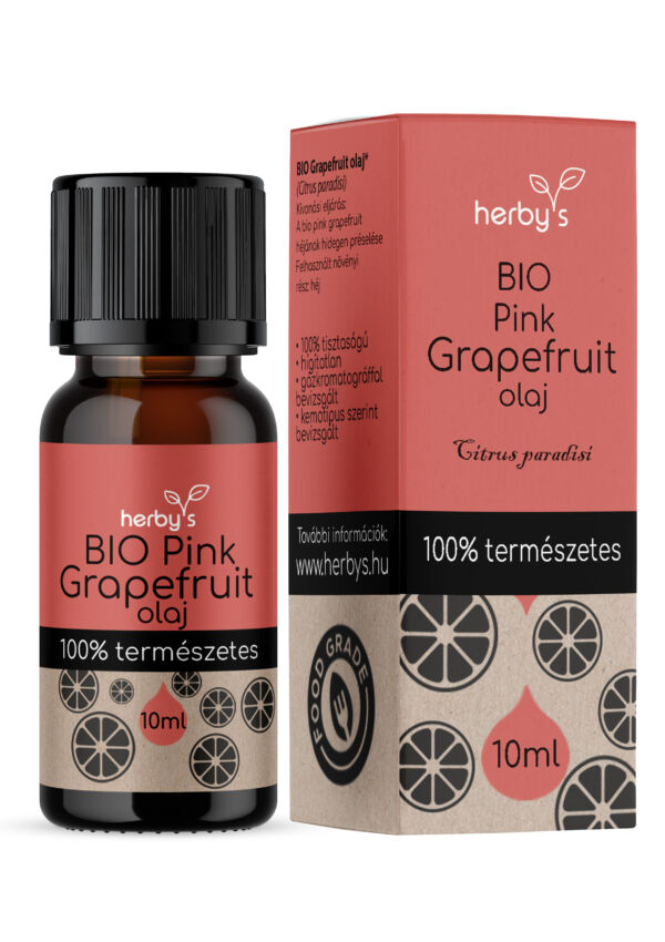 Herby's - BIO Pink Grapefruit olaj 10 ml FOOD GRADE