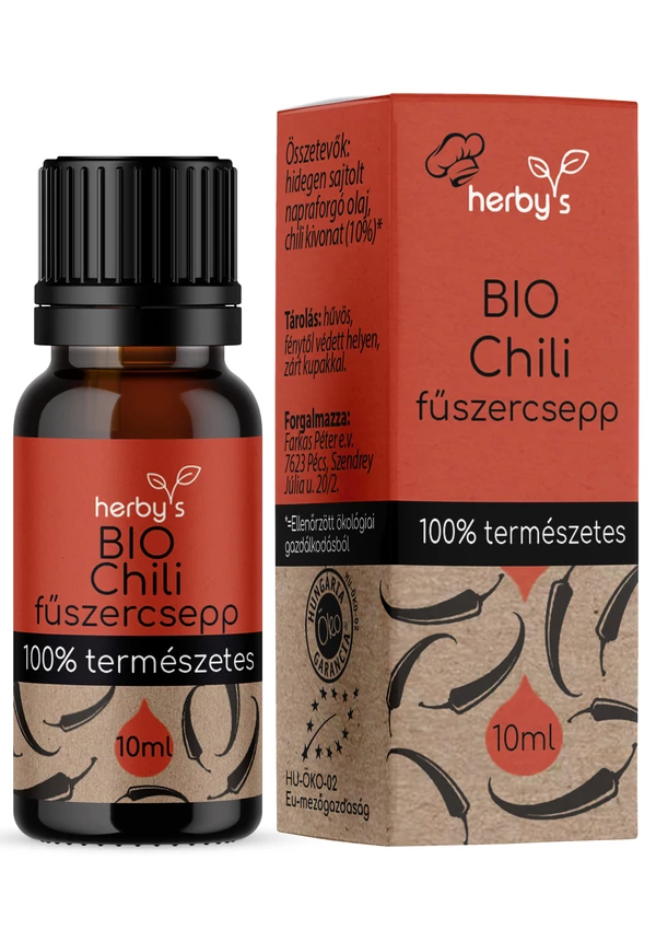 Herby's - BIO Chili fűszercsepp 10ml