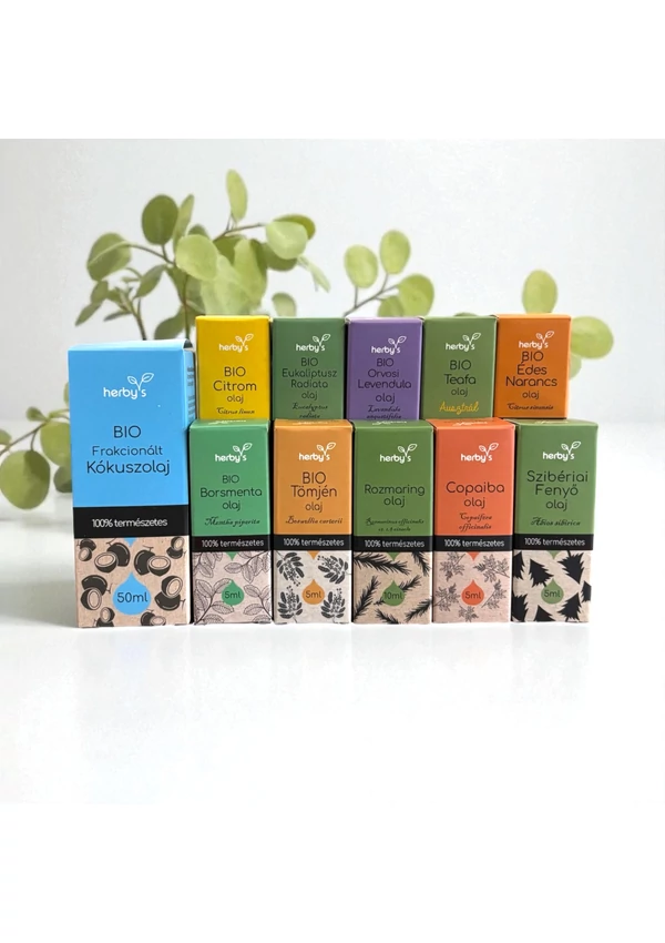 Herby's - Aromaterápiás alap csomag (10+1) 