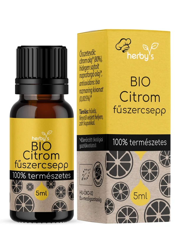 Herby's - BIO Citrom fűszercsepp 5ml