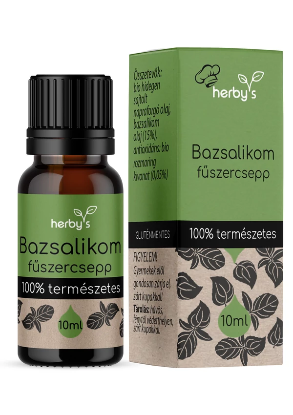 Herby's - Bazsalikom fűszercsepp 10 ml 