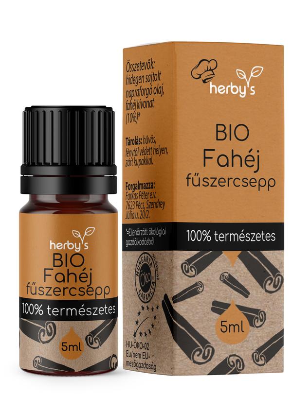 Herby's - BIO Fahéj fűszercsepp 5ml