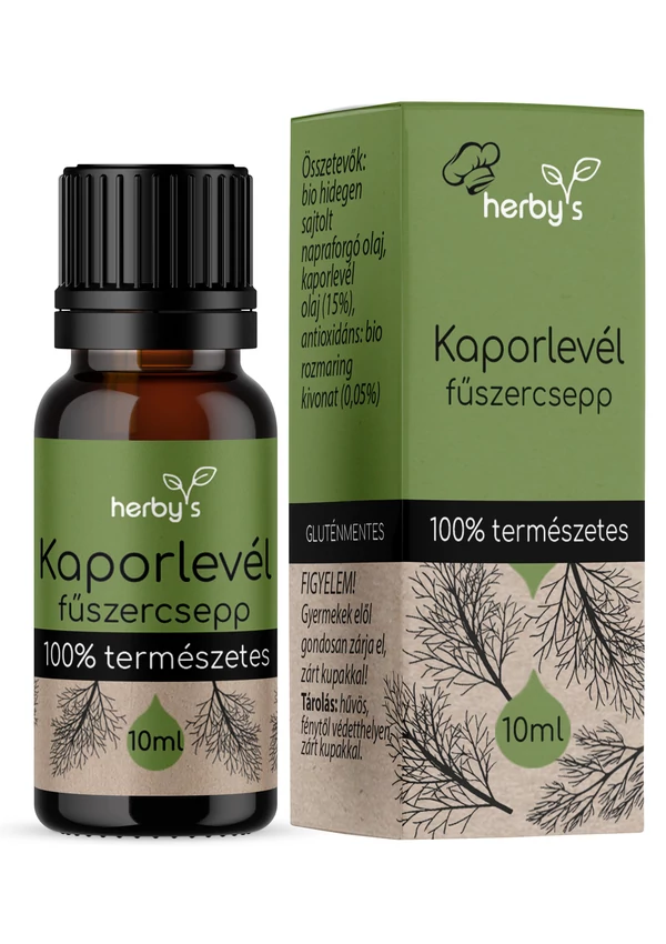 Herby's - Kaporlevél fűszercsepp 10 ml 